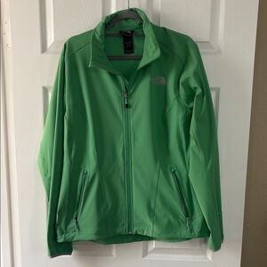 The North Face Vibrant Green Full-Zip Jacket‎